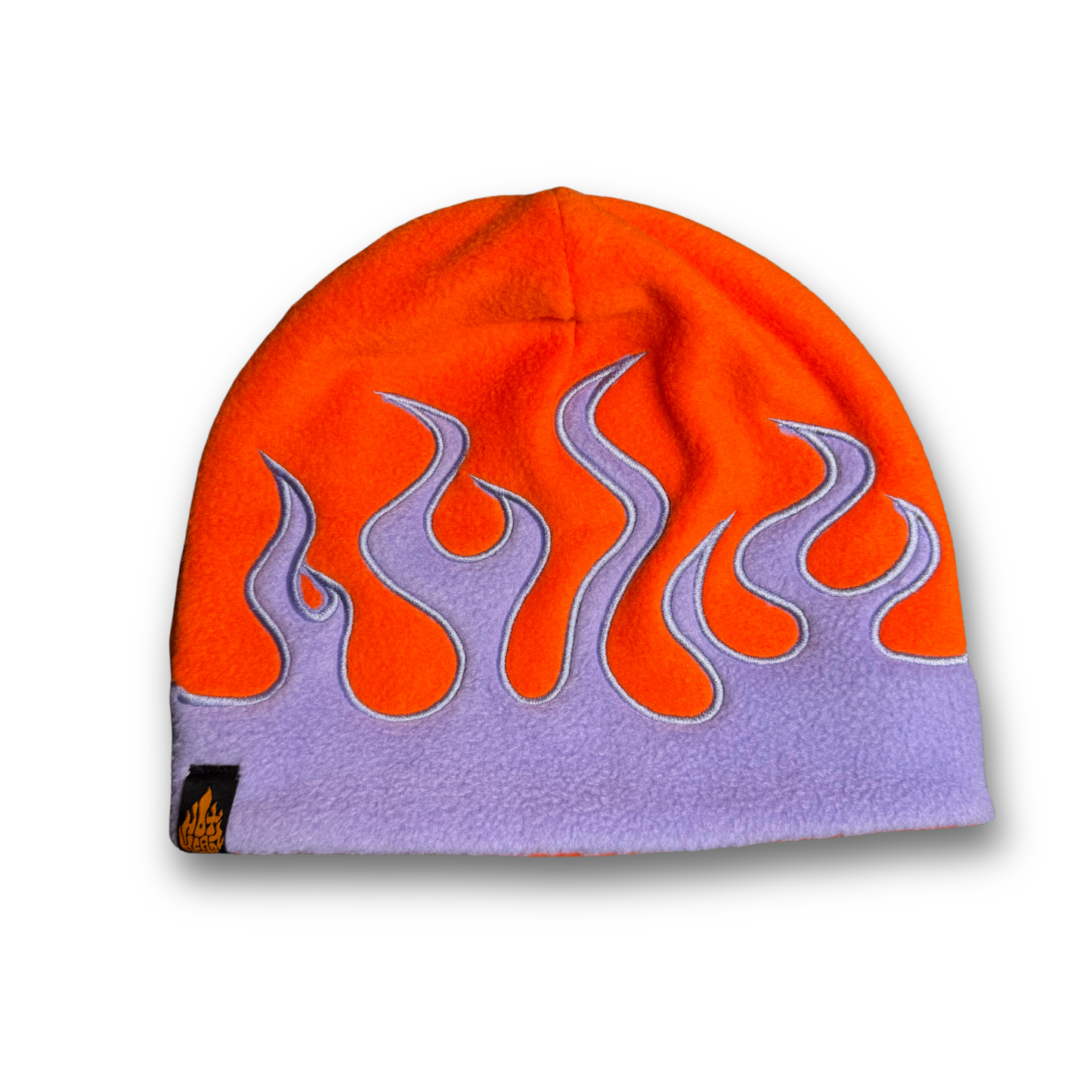Orange Purple Flame Beanie
